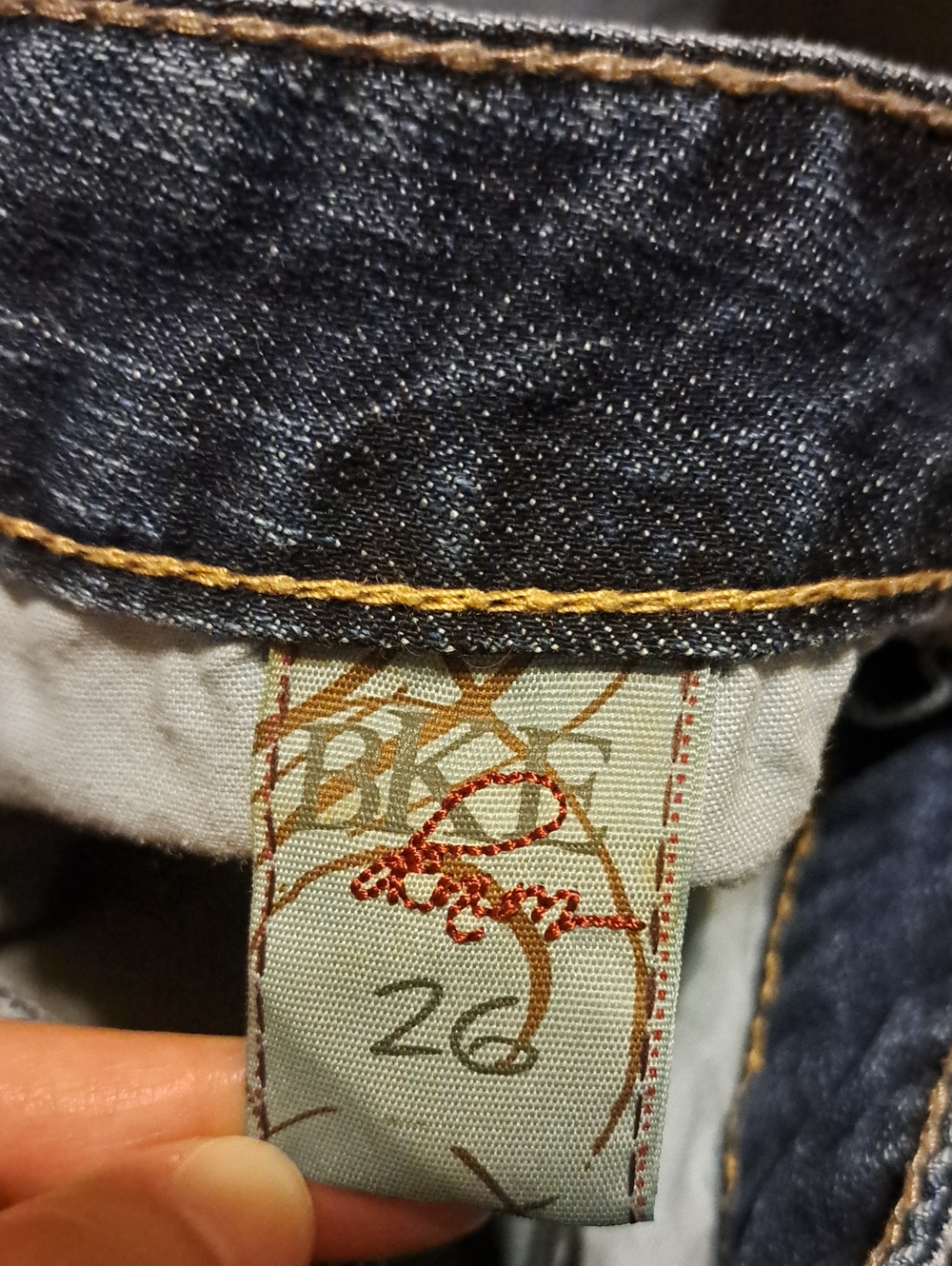 BKE Women's Dark Blue Cropped Ankle Jeans. Size 26 Lexi. - Picture 10 of 13